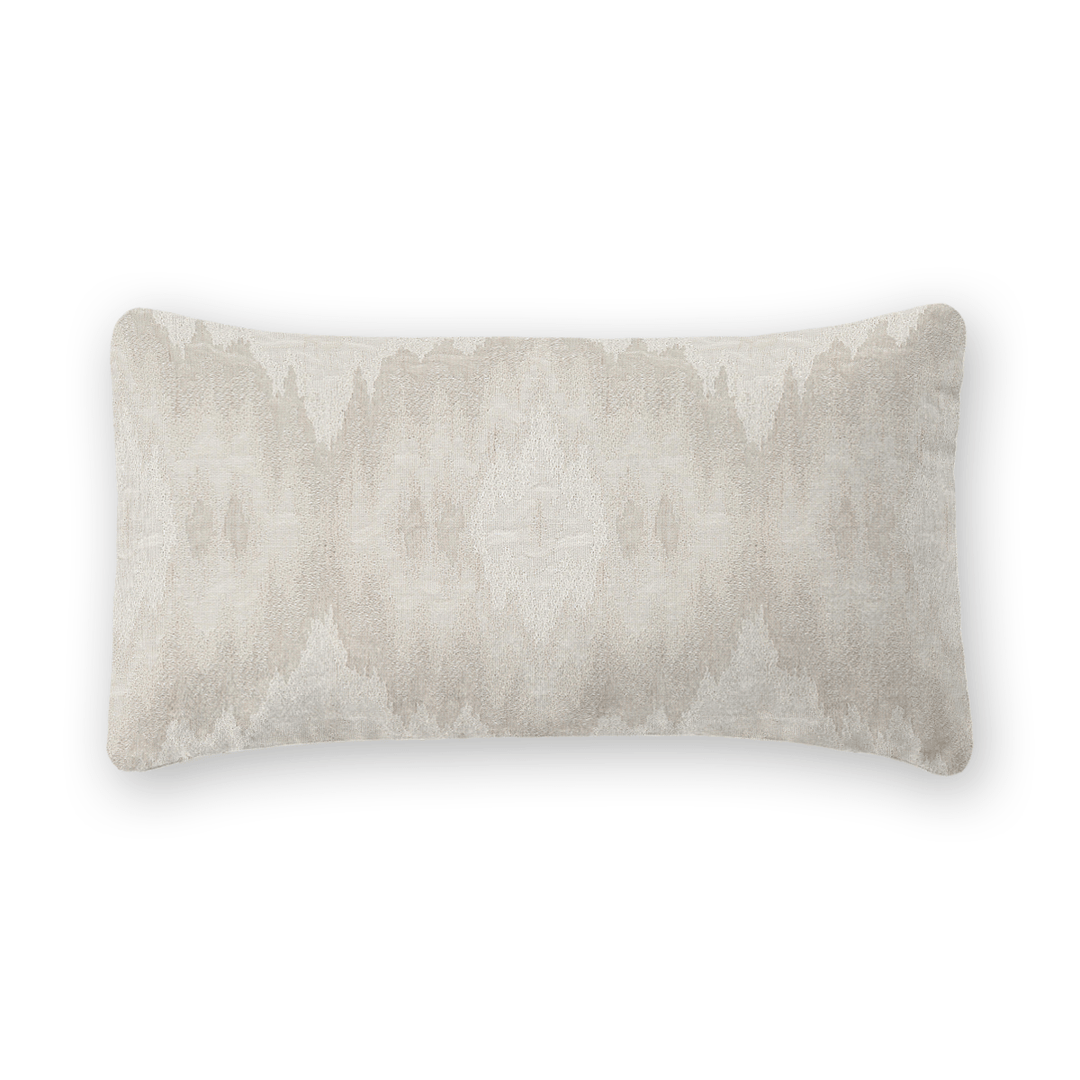 Ikat Linen Lumbar Pillow