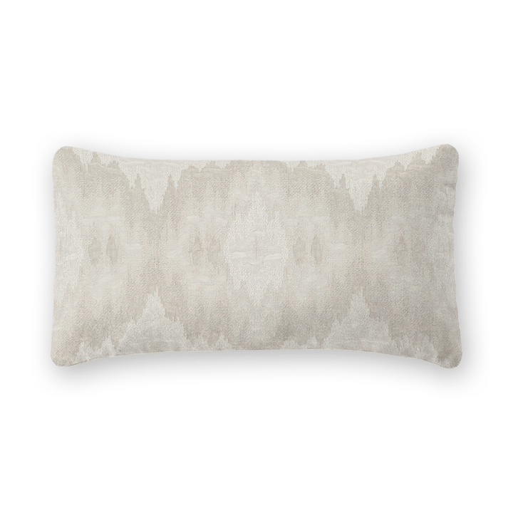 Ikat Linen Lumbar Pillow
