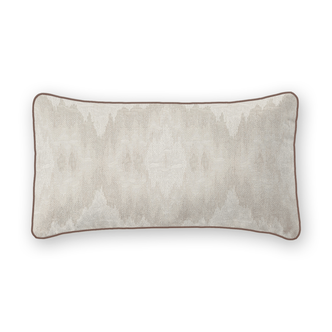 Ikat Linen Lumbar Pillow