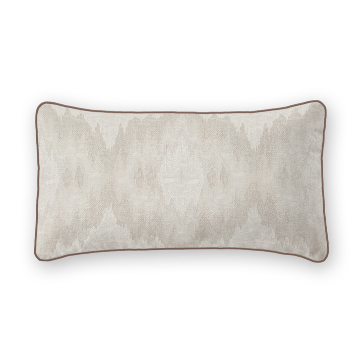 Ikat Linen Lumbar Pillow