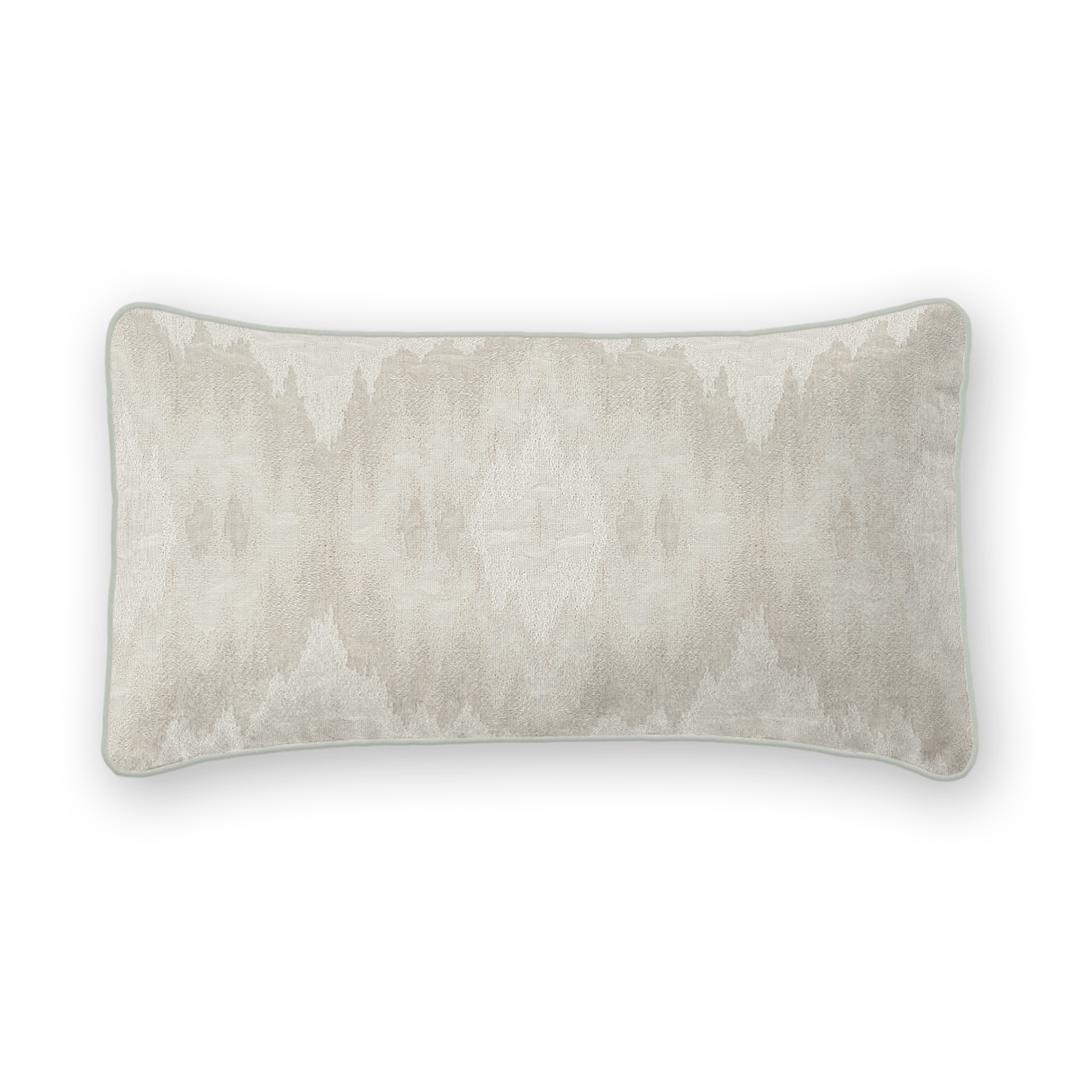 Ikat Linen Lumbar Pillow