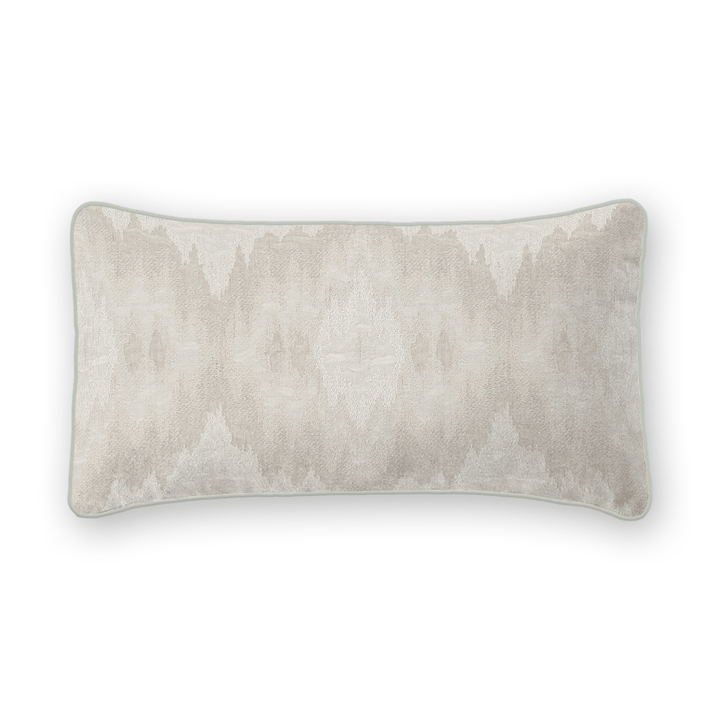 Ikat Linen Lumbar Pillow
