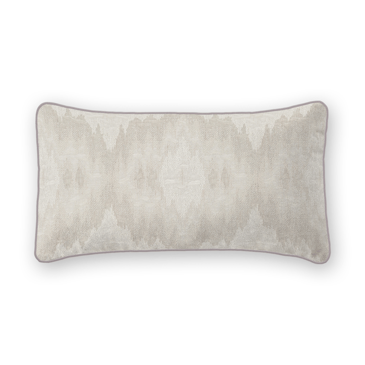 Ikat Linen Lumbar Pillow
