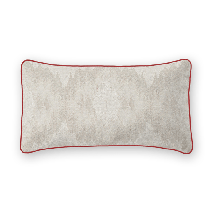 Ikat Linen Lumbar Pillow