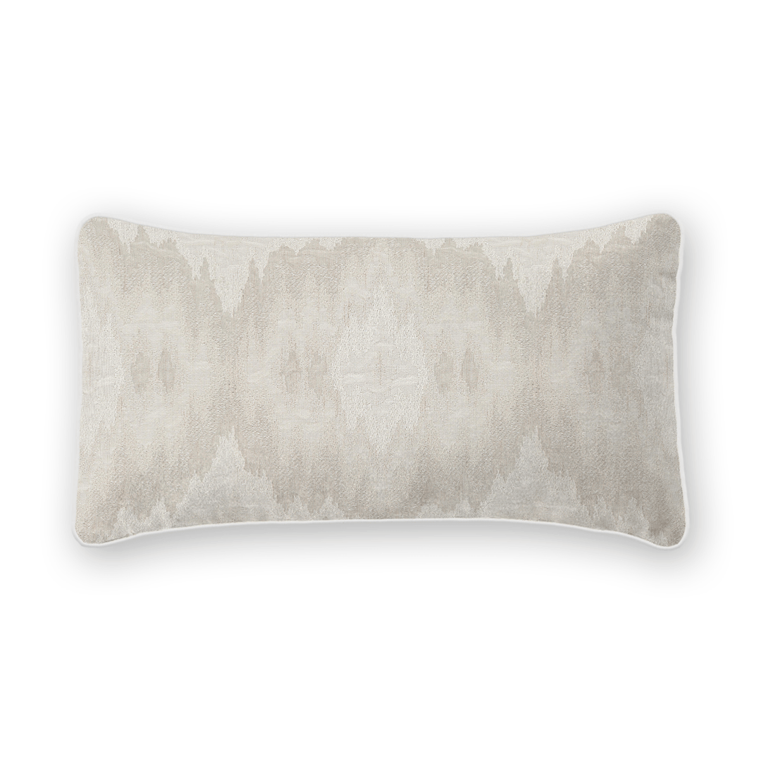 Ikat Linen Lumbar Pillow