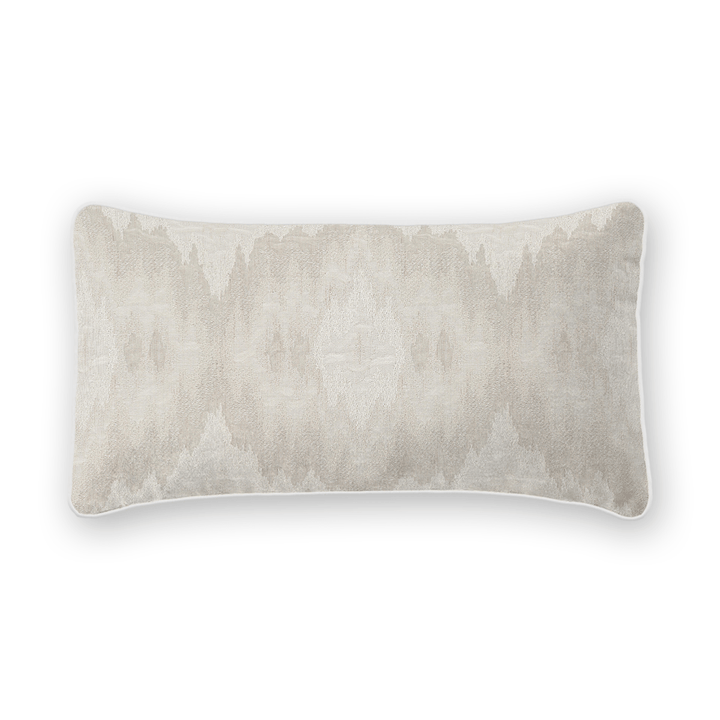 Ikat Linen Lumbar Pillow
