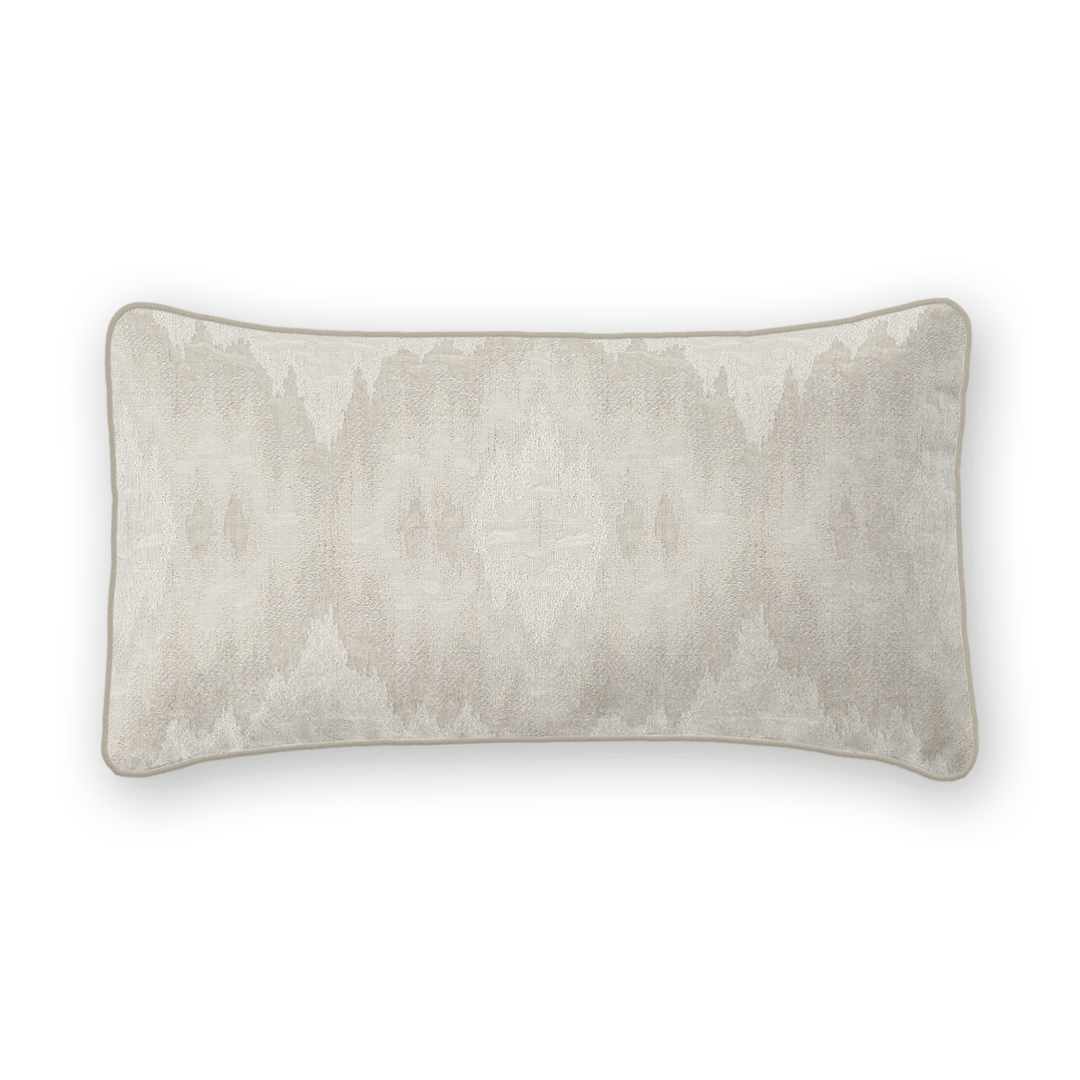 Ikat Linen Lumbar Pillow