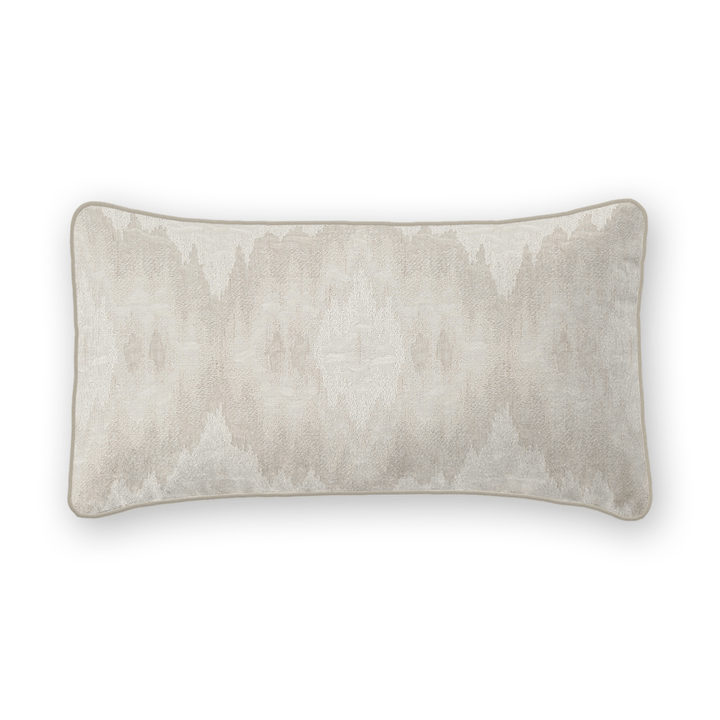 Ikat Linen Lumbar Pillow