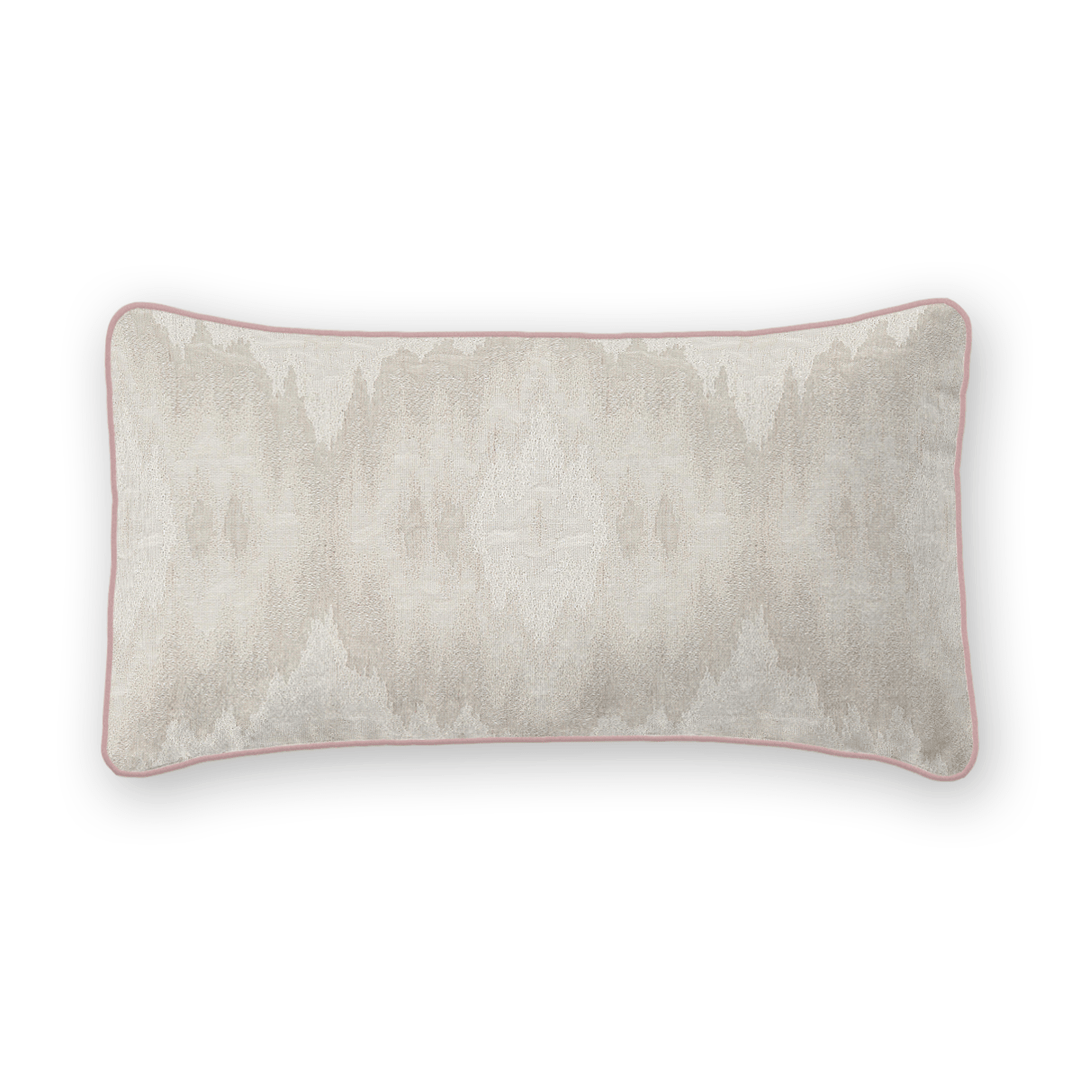 Ikat Linen Lumbar Pillow