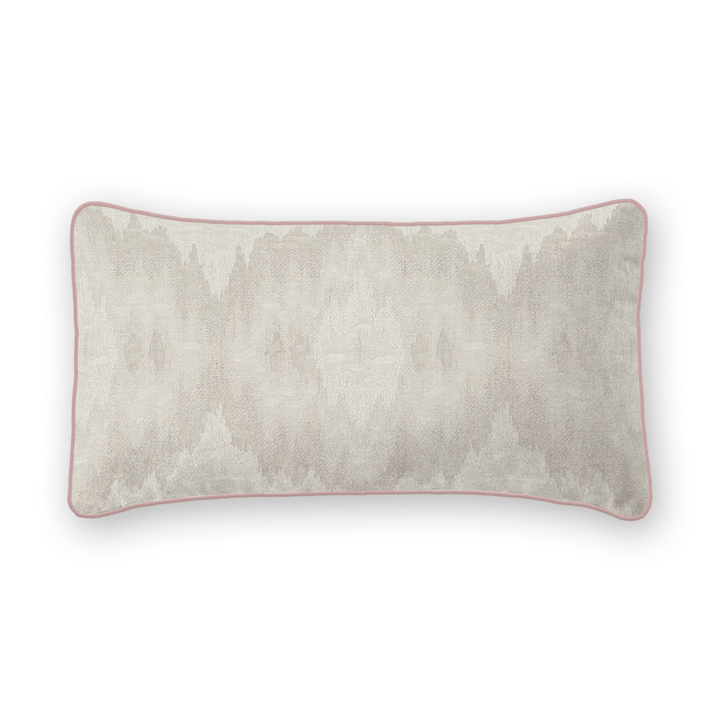 Ikat Linen Lumbar Pillow