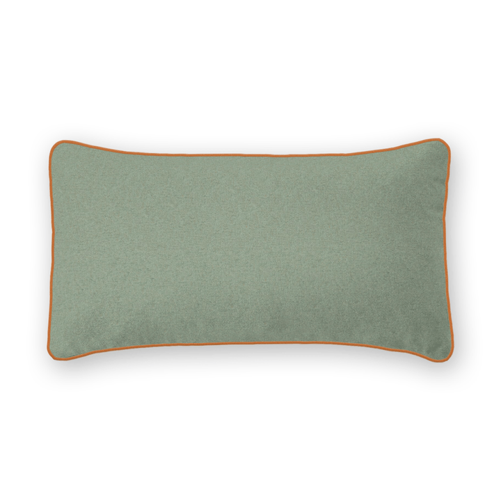 Lagoon Solid Woven Lumbar Pillow