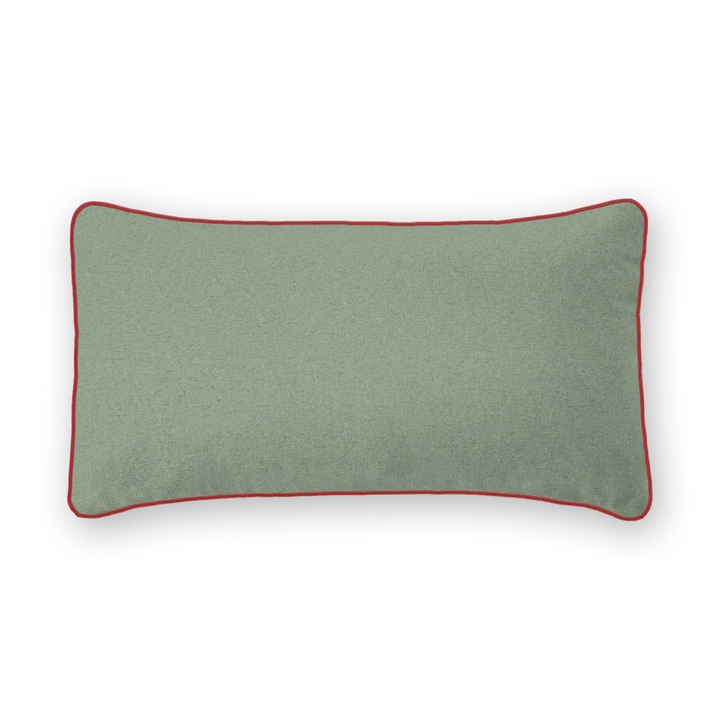 Lagoon Solid Woven Lumbar Pillow