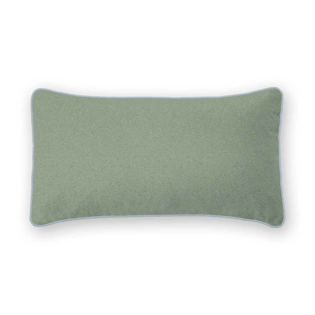 Lagoon Solid Woven Lumbar Pillow