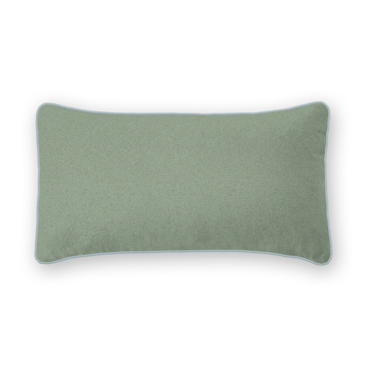 Lagoon Solid Woven Lumbar Pillow