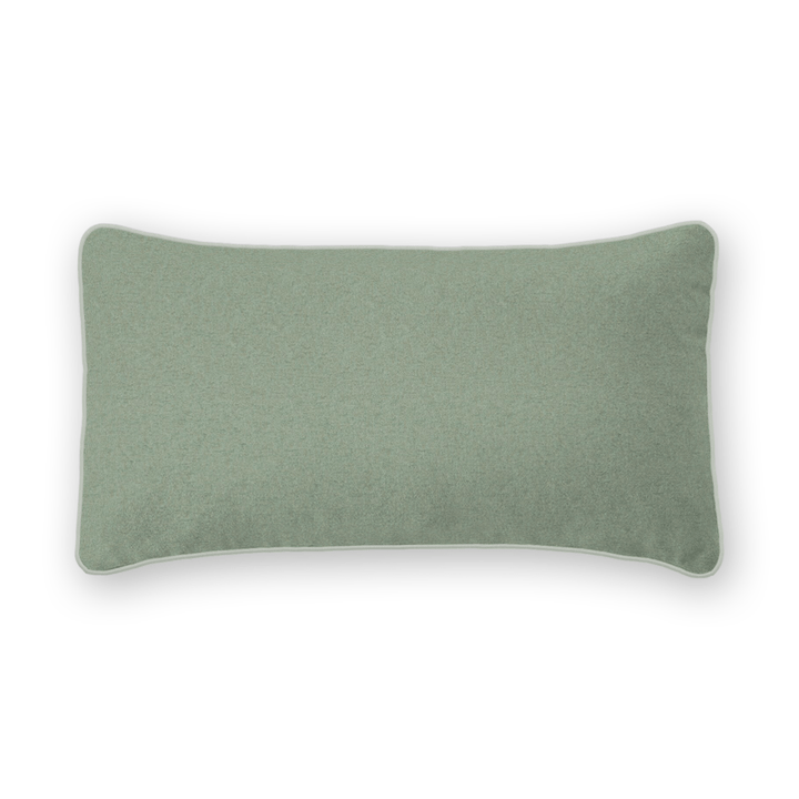 Lagoon Solid Woven Lumbar Pillow