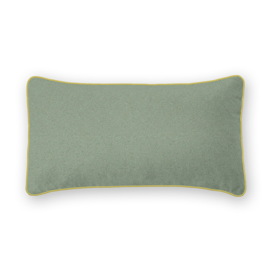 Lagoon Solid Woven Lumbar Pillow