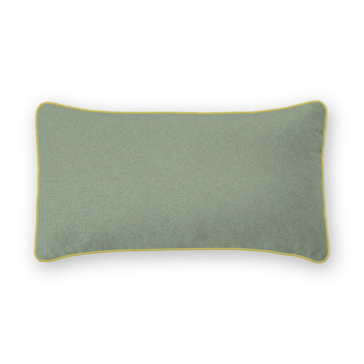 Lagoon Solid Woven Lumbar Pillow