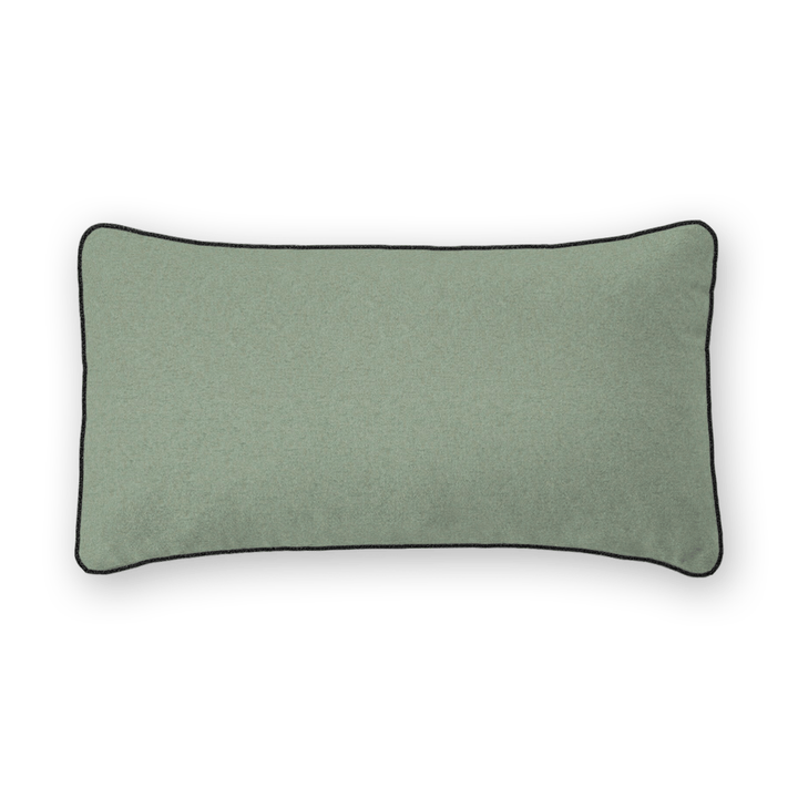 Lagoon Solid Woven Lumbar Pillow