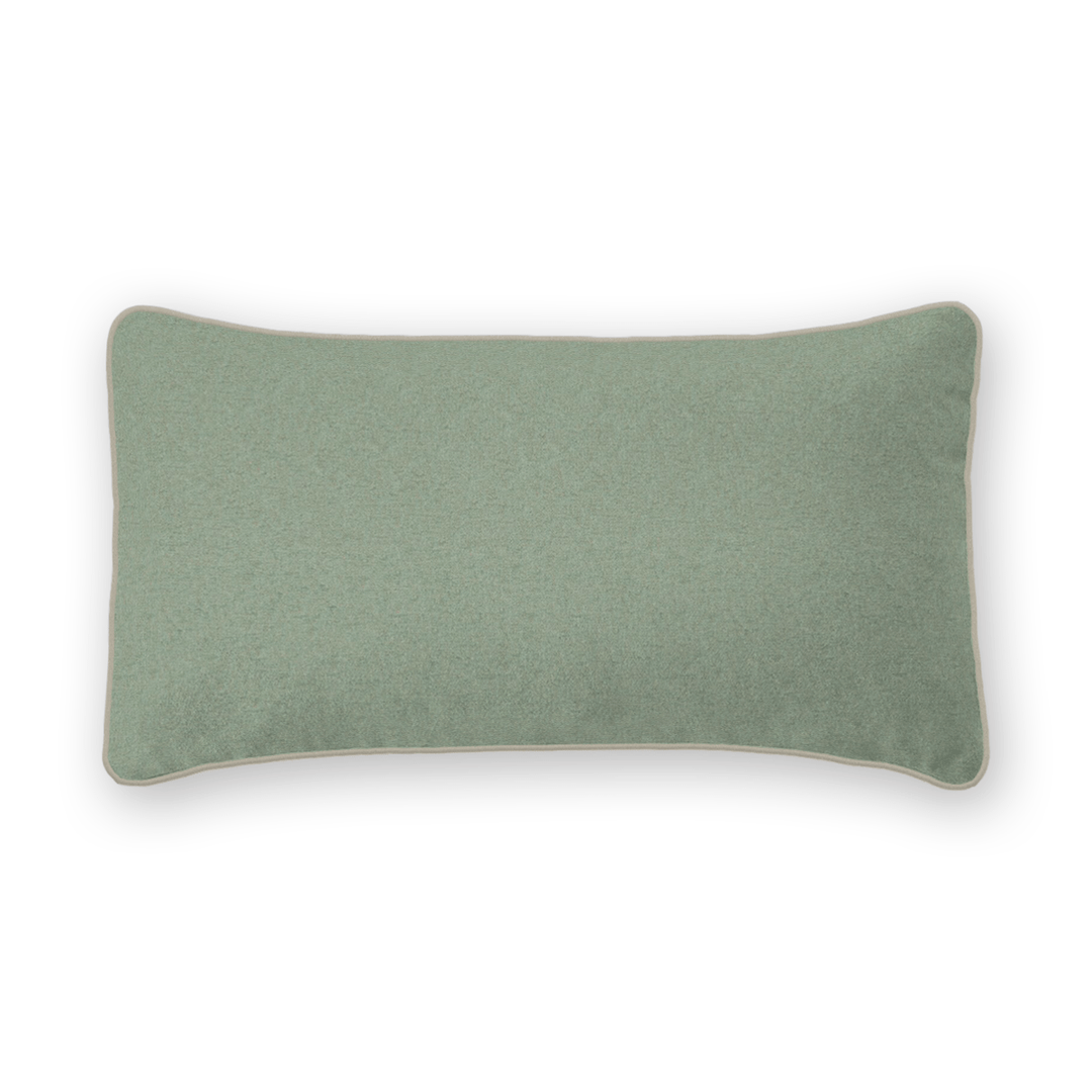 Lagoon Solid Woven Lumbar Pillow