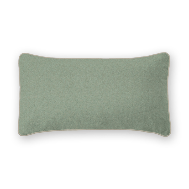 Lagoon Solid Woven Lumbar Pillow
