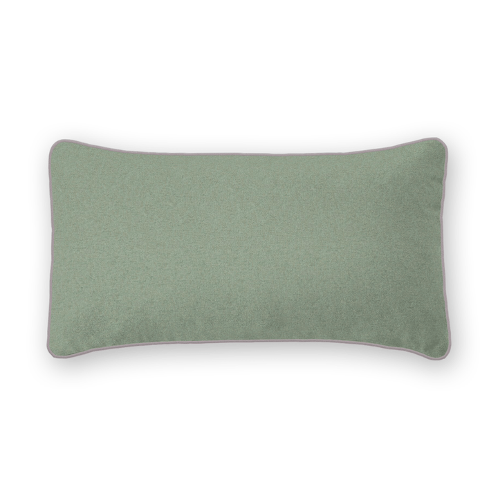 Lagoon Solid Woven Lumbar Pillow
