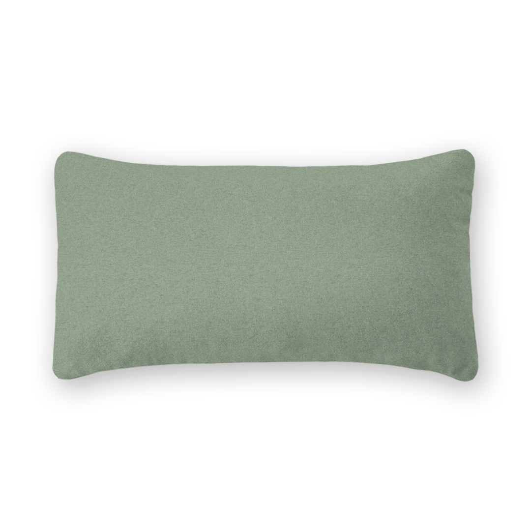 Lagoon Solid Woven Lumbar Pillow