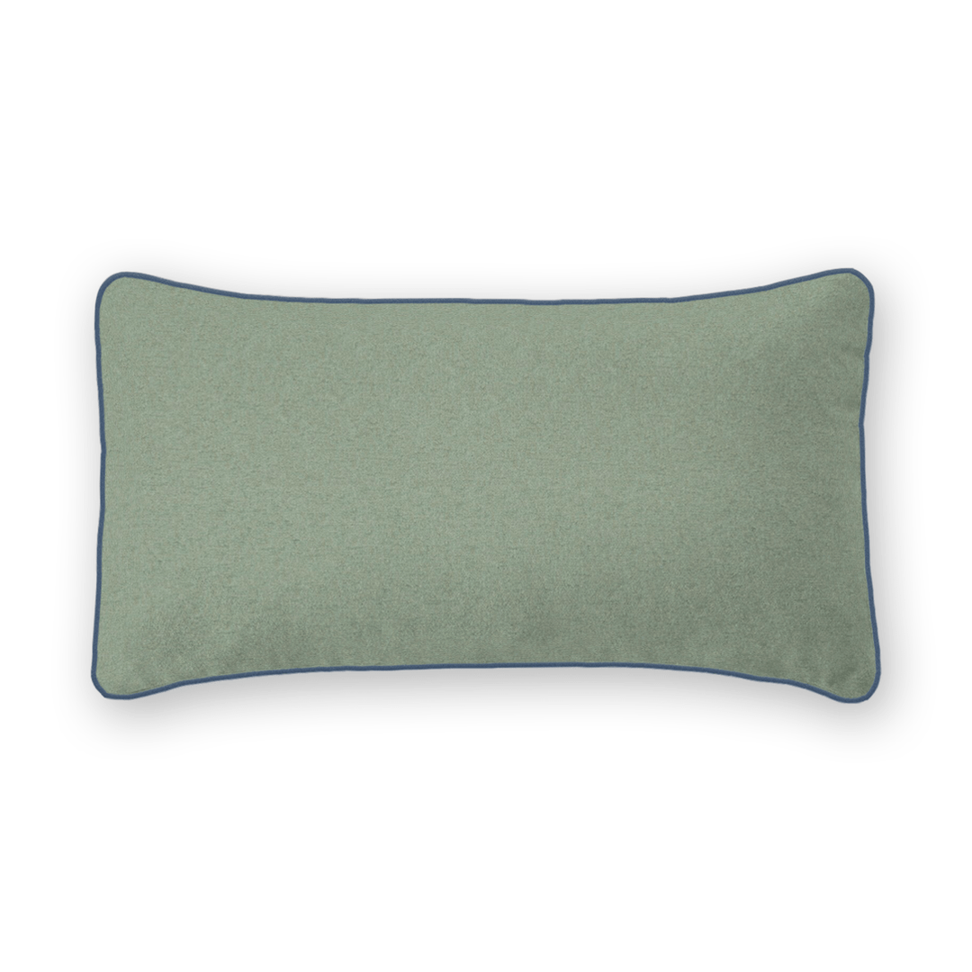 Lagoon Solid Woven Lumbar Pillow
