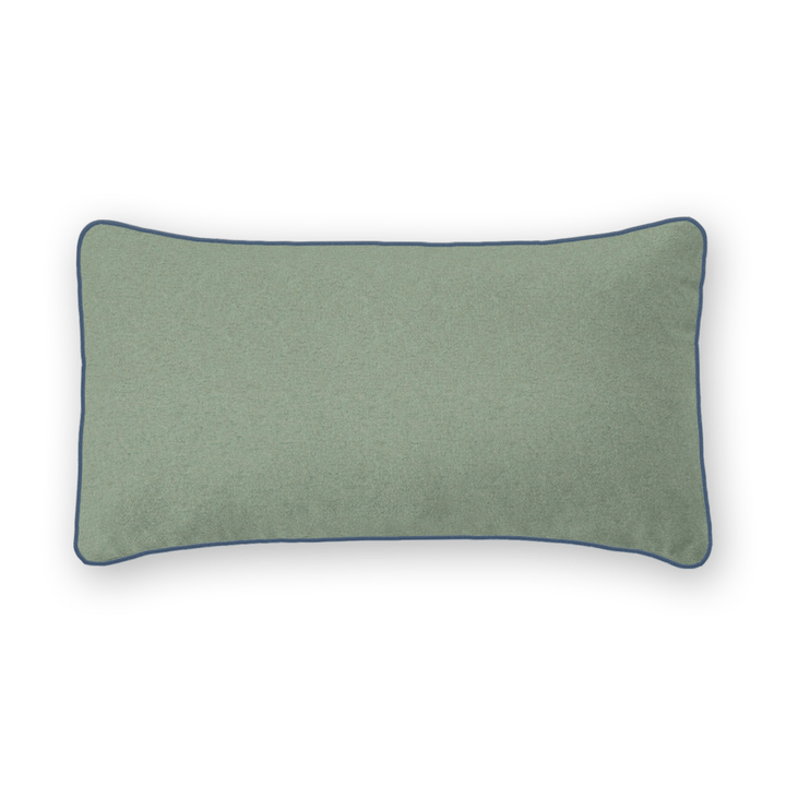 Lagoon Solid Woven Lumbar Pillow