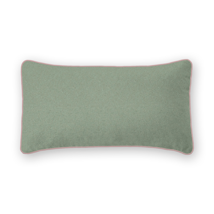 Lagoon Solid Woven Lumbar Pillow