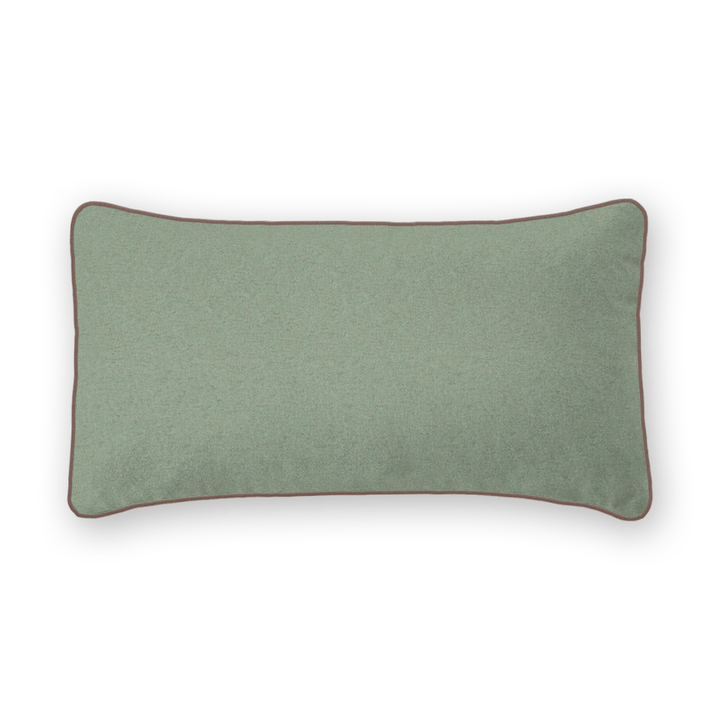 Lagoon Solid Woven Lumbar Pillow