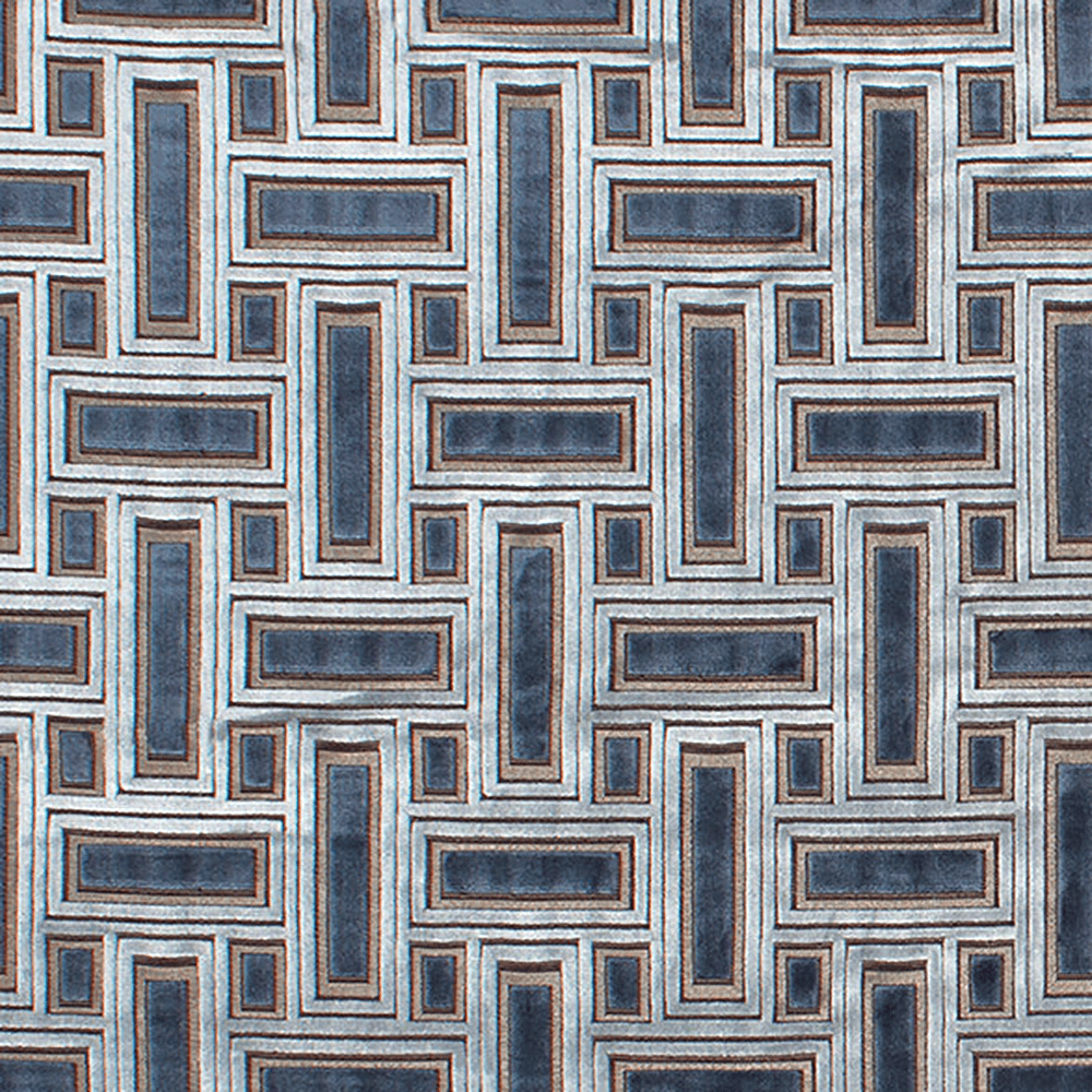 Lattice Cut Velvet Throw Pillow