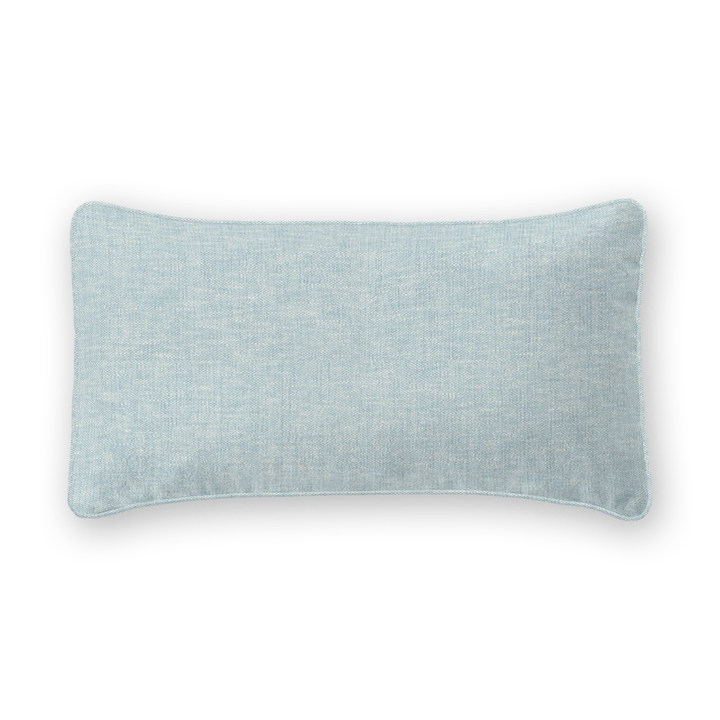 Light Solid Woven Lumbar Pillow
