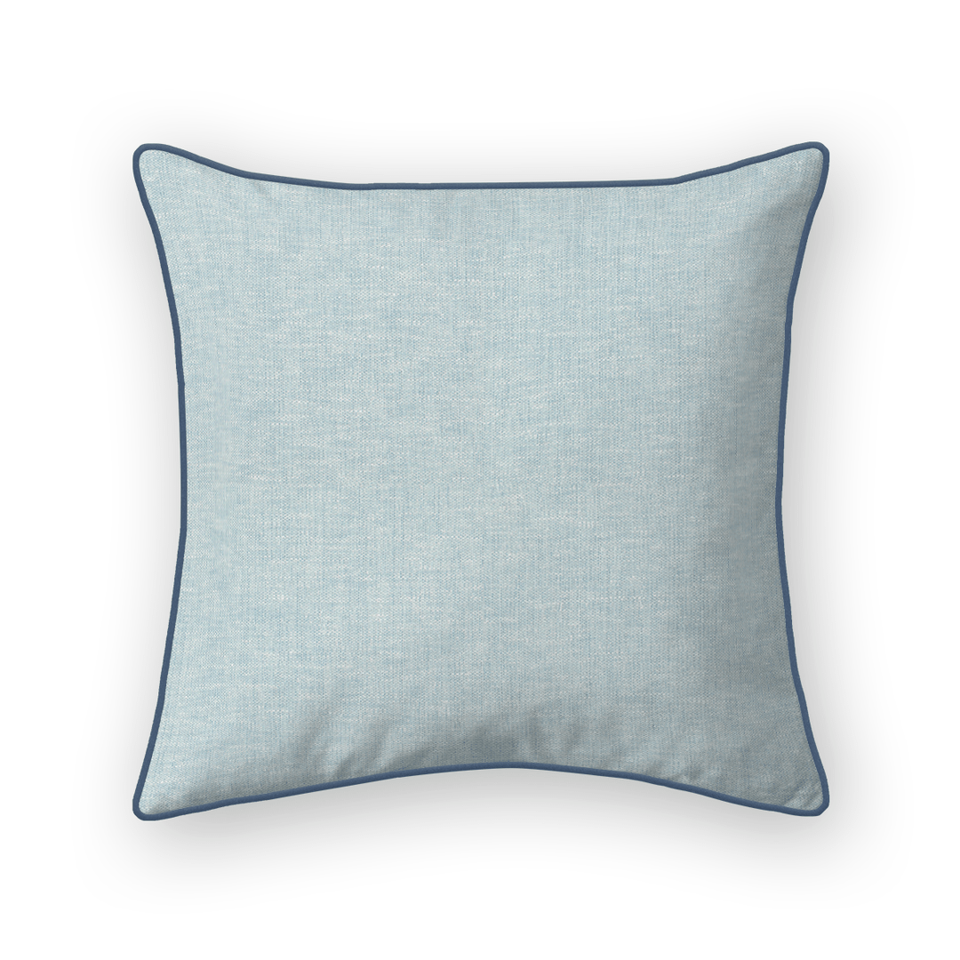Light Solid Woven Throw Pillow