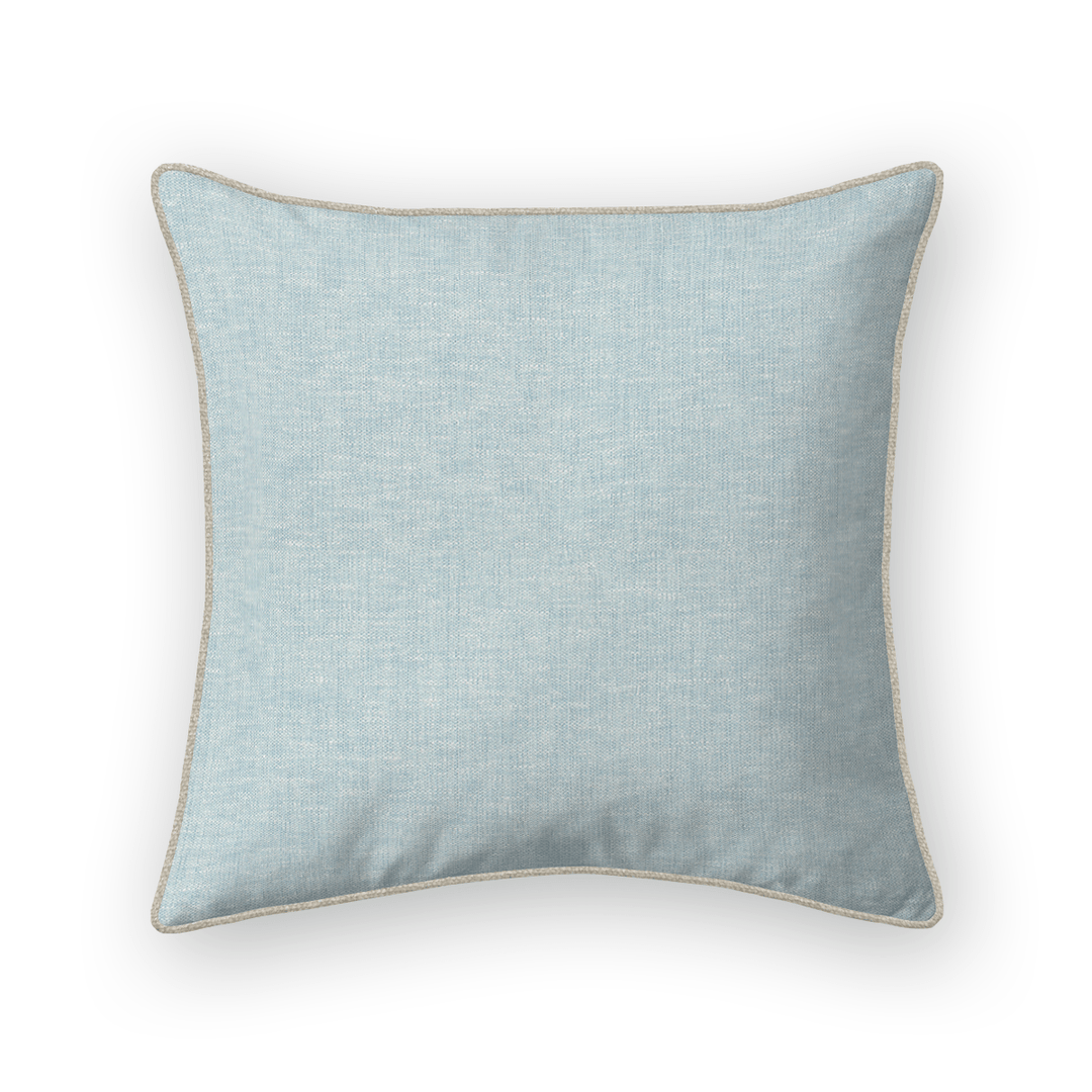 Light Solid Woven Throw Pillow