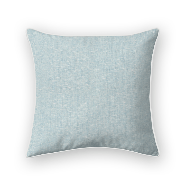Light Solid Woven Throw Pillow