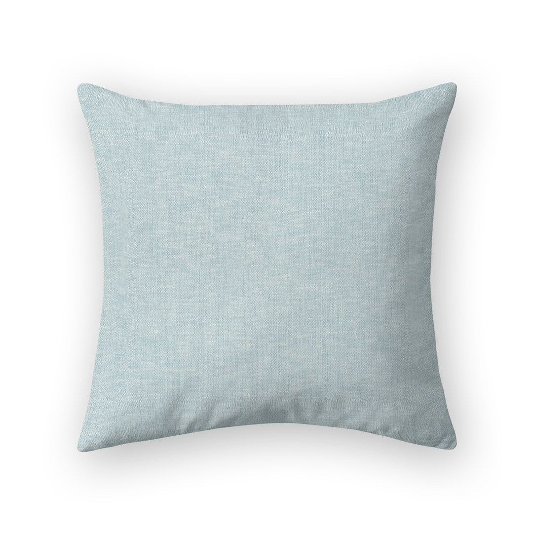 Light Solid Woven Throw Pillow