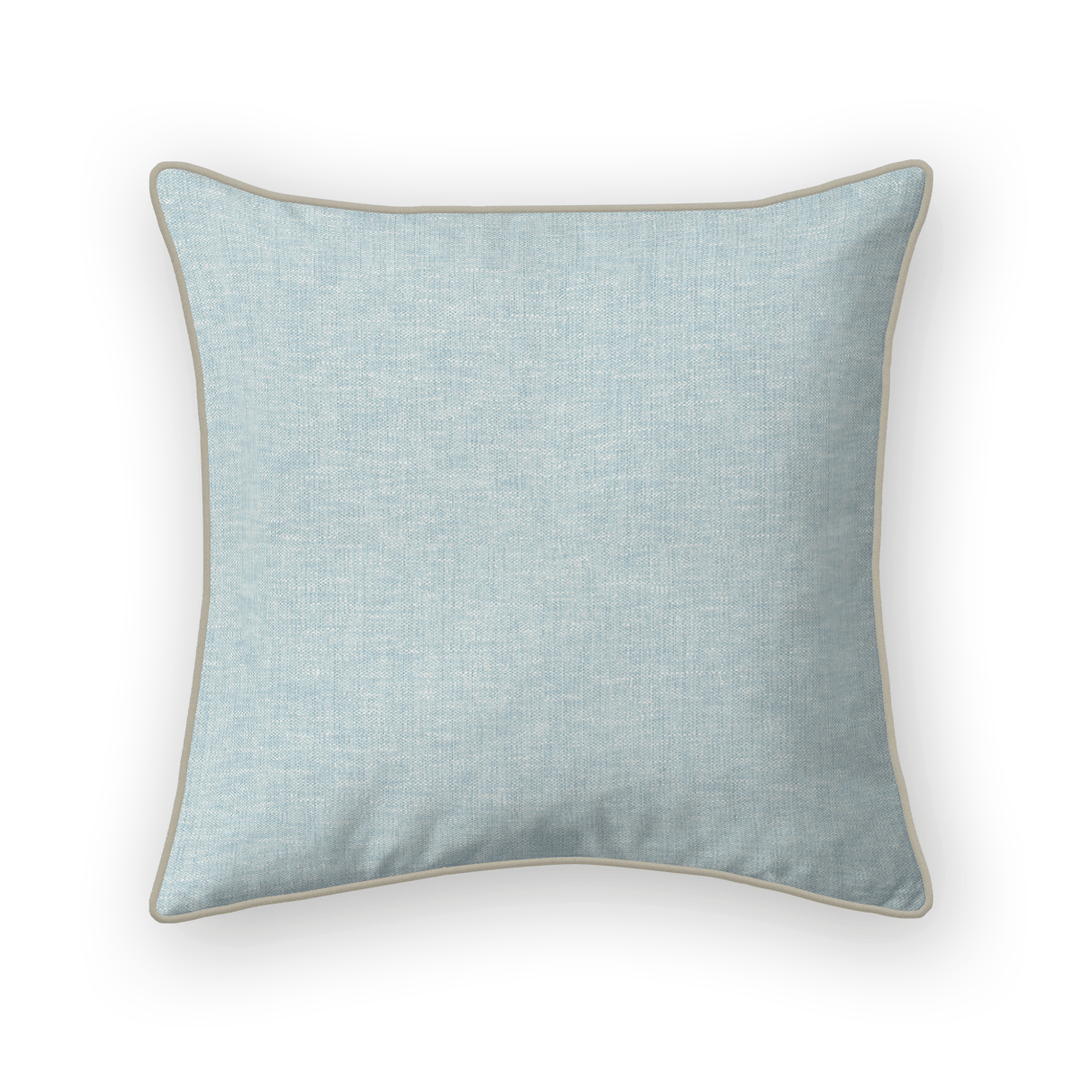 Light Solid Woven Throw Pillow