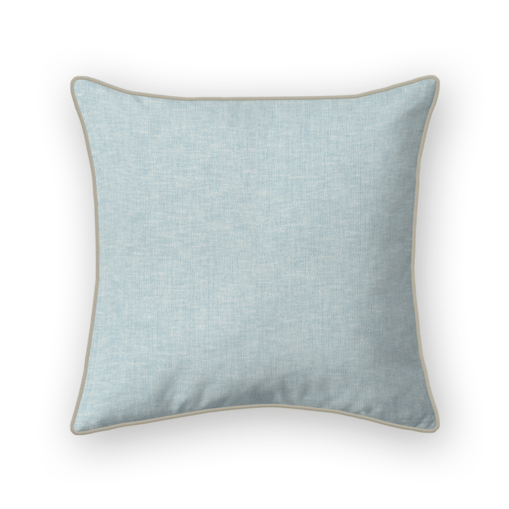 Light Solid Woven Throw Pillow