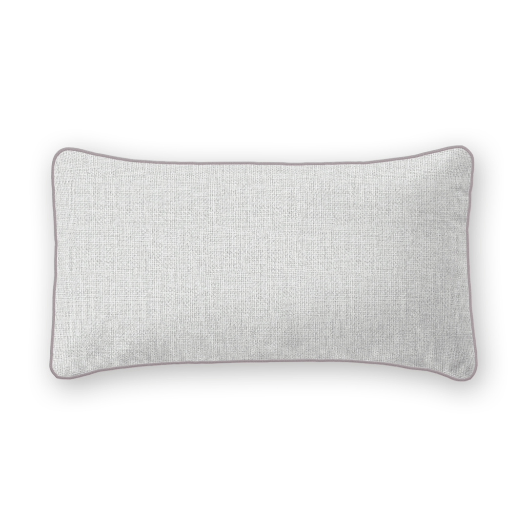 Mist Solid Woven Lumbar Pillow