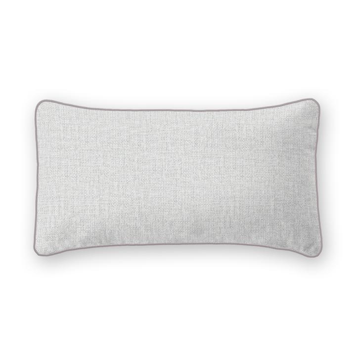 Mist Solid Woven Lumbar Pillow
