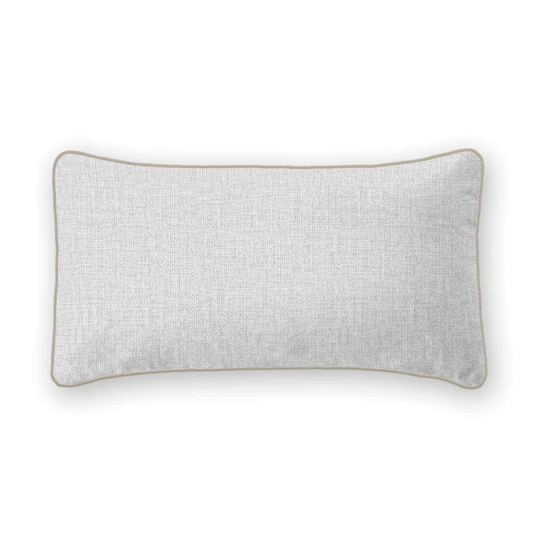 Mist Solid Woven Lumbar Pillow