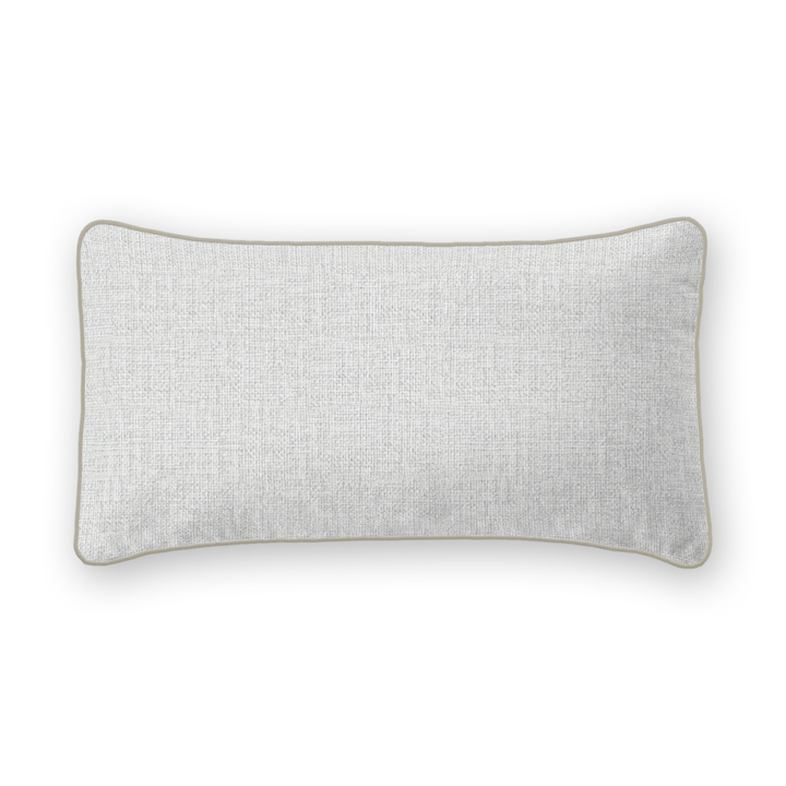 Mist Solid Woven Lumbar Pillow