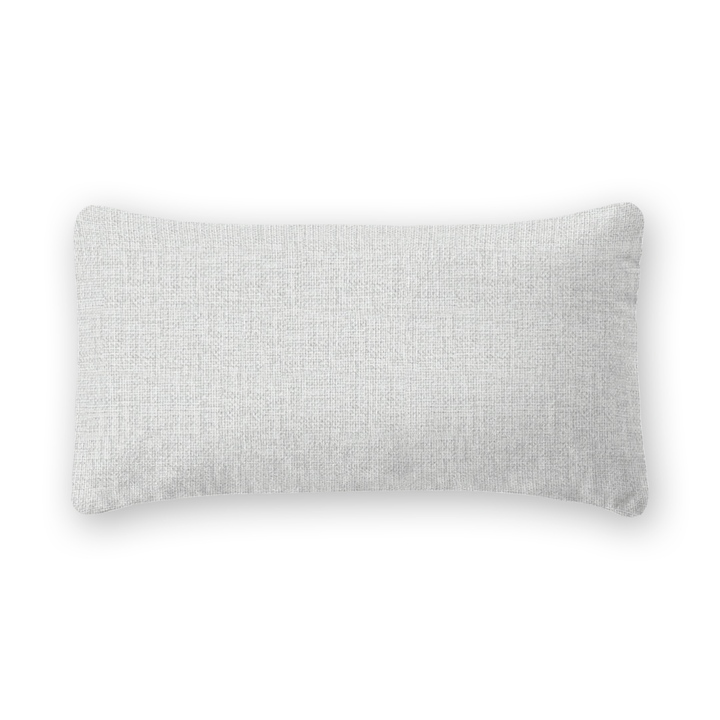 Mist Solid Woven Lumbar Pillow