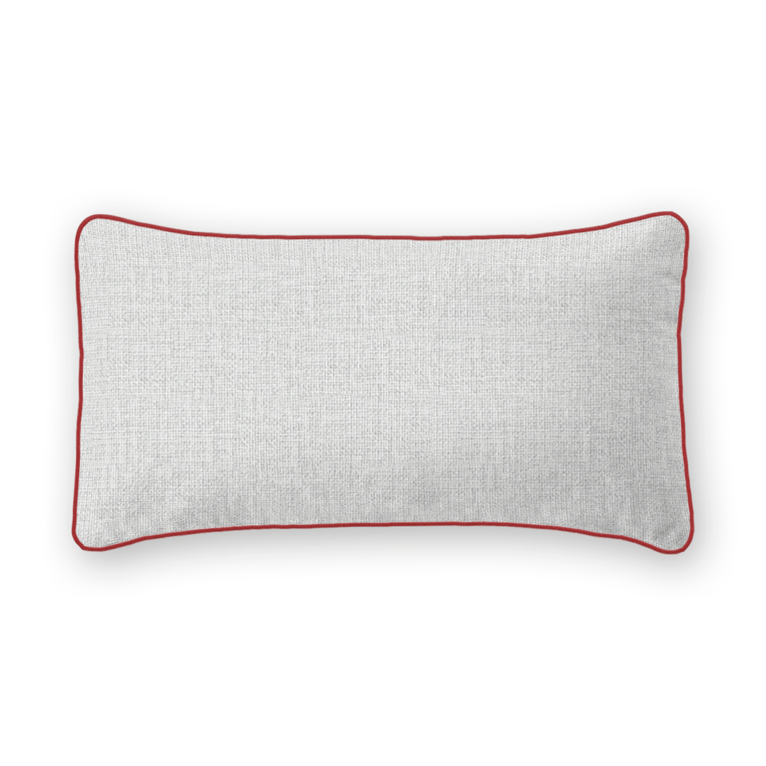 Mist Solid Woven Lumbar Pillow
