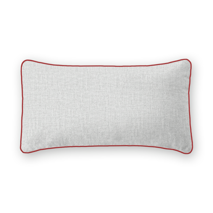 Mist Solid Woven Lumbar Pillow