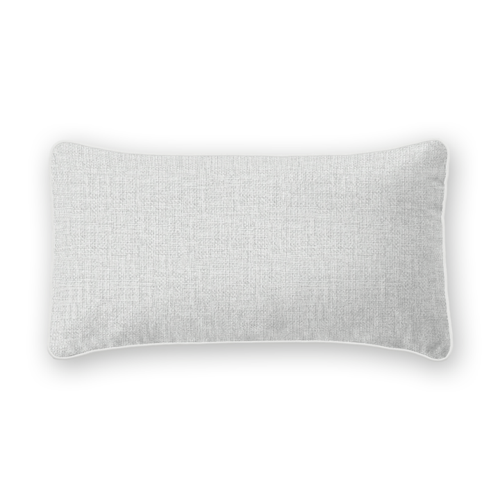 Mist Solid Woven Lumbar Pillow