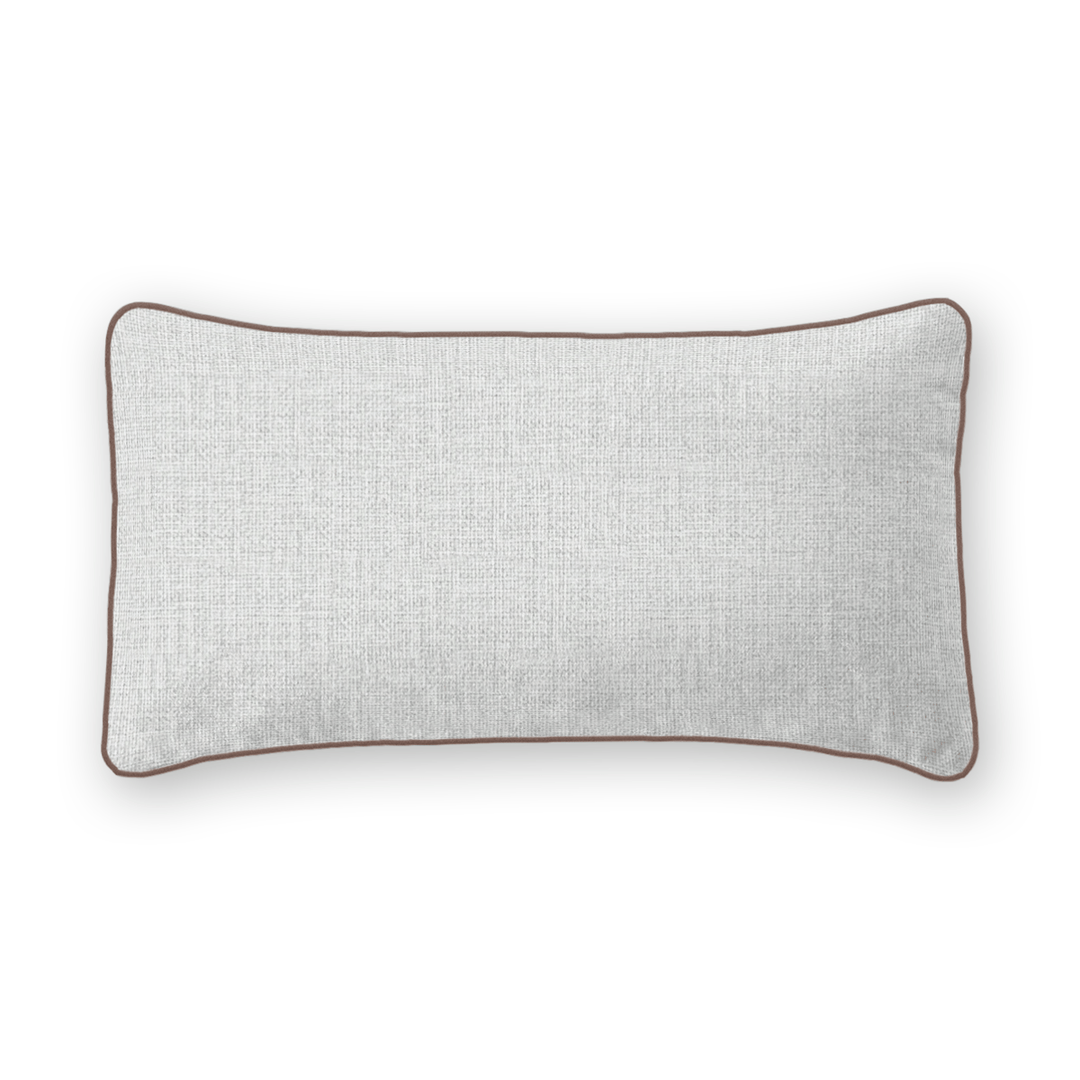 Mist Solid Woven Lumbar Pillow