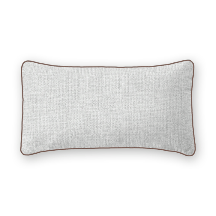 Mist Solid Woven Lumbar Pillow