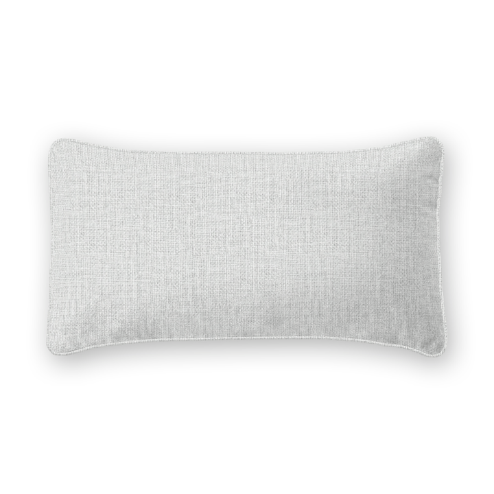 Mist Solid Woven Lumbar Pillow