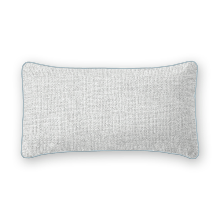Mist Solid Woven Lumbar Pillow
